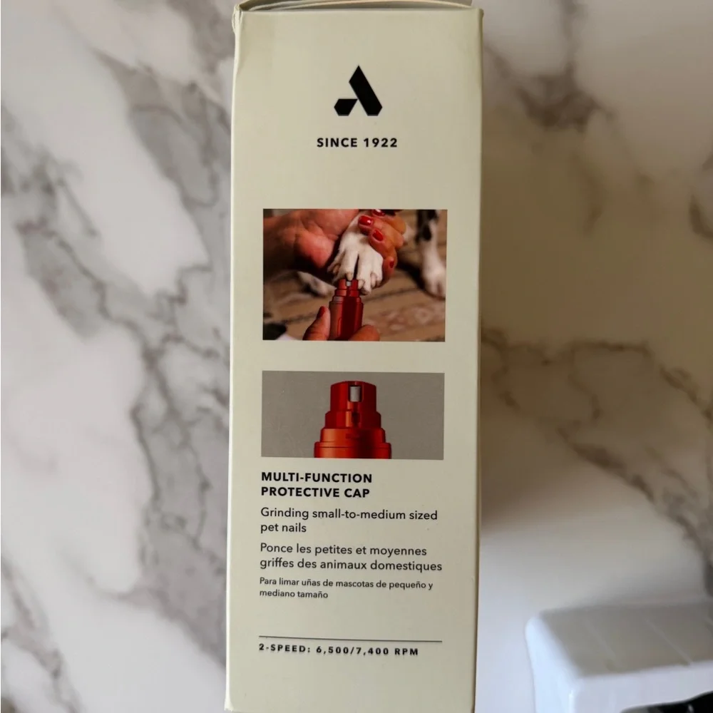 Andis Cord/Cordless Pet Nail Grinder